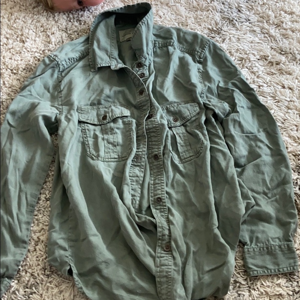 AE button up blouse